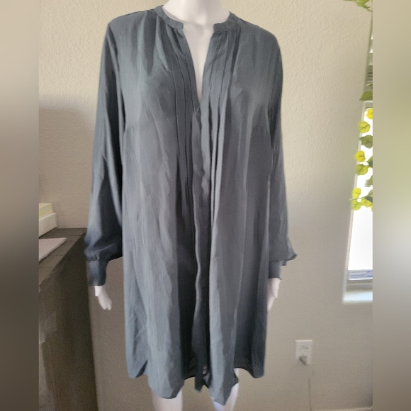 H & M Sheer Shirt Dress - Picture 1 of 9